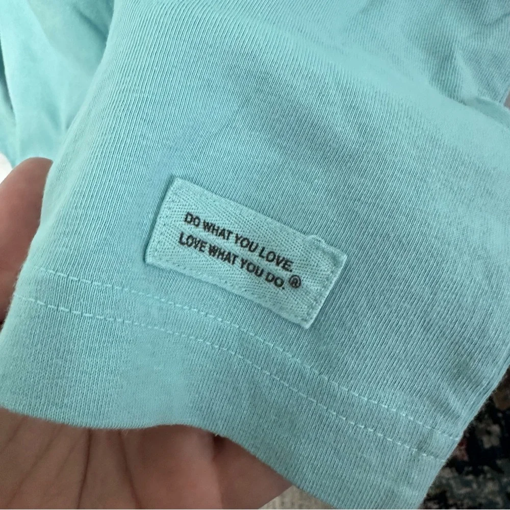 Life Is Good Blue Short Sleeve Tee with Beach Graphic - Picture 5 of 6